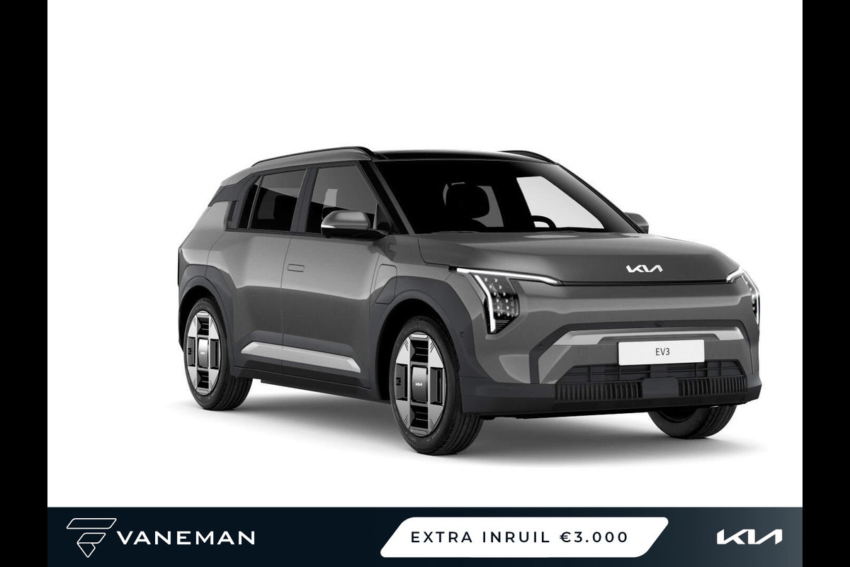 Kia EV3 Plus Advanced 58.3 kWh | Elektrisch glazen schuif-/kanteldak | Apple Carplay/Android Auto Kia EV3 Plus Advanced 58.3 kWh | Elektrisch glazen schuif-/kanteldak | Apple Carplay/Android Auto