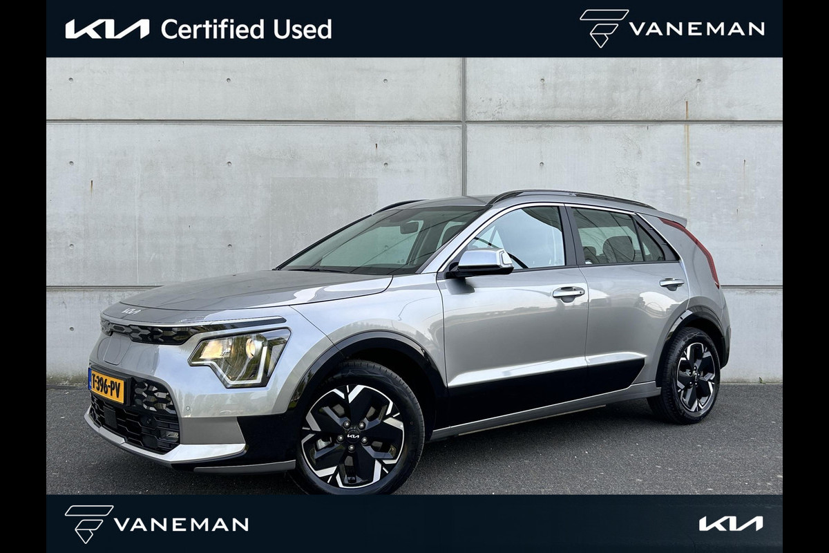 Kia Niro EV DynamicLine 64.8 kWh Automaat | Camera | Navi | H-Leder | Apple Carplay/Android Auto | Key-Less | Clima | 17" Velgen | PDC | Cruise | LED | Kia Niro EV DynamicLine 64.8 kWh Automaat | Camera | Navi | H-Leder | Apple Carplay/Android Auto | Key-Less | Clima | 17" Velgen | PDC | Cruise | LED |
