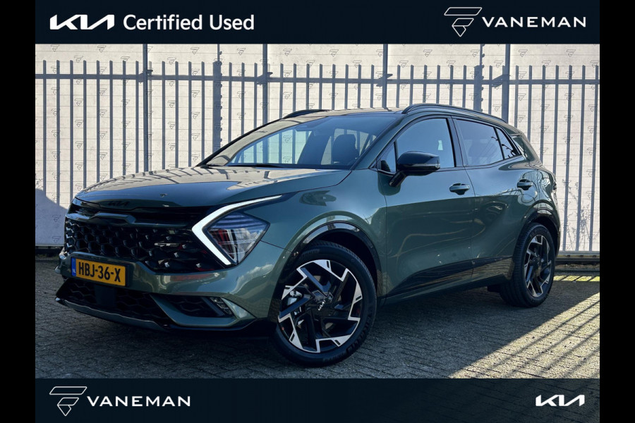 Kia Sportage 1.6 T-GDi MHEV GT-Line Automaat | Panoramadak | Leder/Alcantara | Camera | Navi | Stuur-/Stoelverwarming | 18” Velgen | Clima | Key-Less | PDC | Cruise | LED |