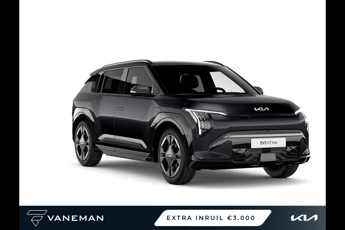 Kia EV3 GT-Line 81.4 kWh | Draadloze telefoonlader | Zelf samenstellen Kia EV3 GT-Line 81.4 kWh | Draadloze telefoonlader | Zelf samenstellen