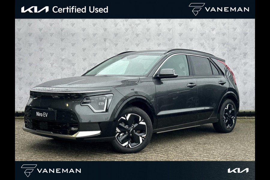 Kia Niro EV Edition Advanced 64.8 kWh Automaat | Stoel & Stuurverwarming | Leder | Kanteldak | Camera | Cruise |