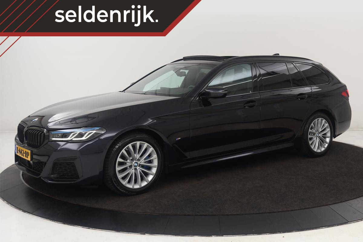 BMW 5 Serie 530i M Sport | Panoramadak | Adaptive cruise | Stoel & stuurverwarming | Head-Up | Trekhaak | Laserlight | Sfeerverlichting | Carplay | Nappaleder | Navigatie | Memory | Camera | Live Cockpit BMW 5 Serie 530i M Sport | Panoramadak | Adaptive cruise | Stoel & stuurverwarming | Head-Up | Trekhaak | Laserlight | Sfeerverlichting | Carplay | Nappaleder | Navigatie | Memory | Camera | Live Cockpit