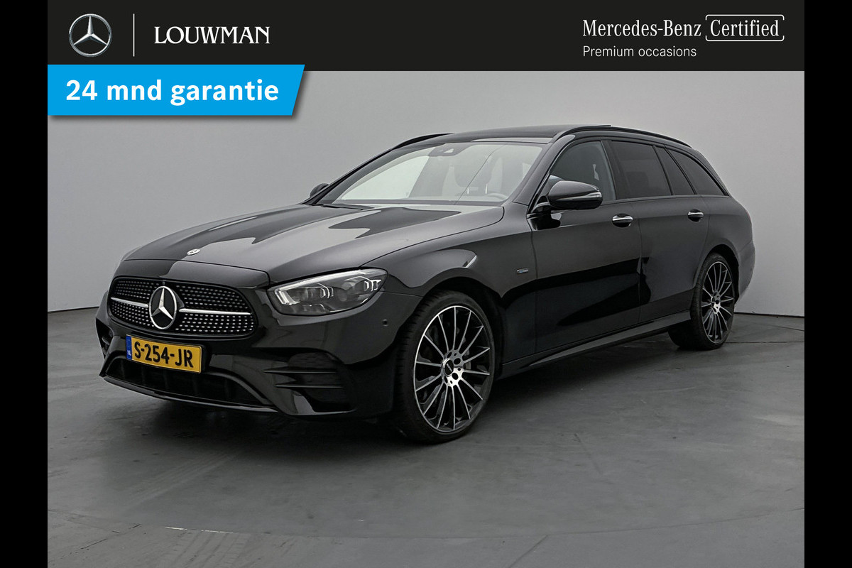 Mercedes-Benz E-Klasse Estate 300 e AMG Line | Panoramadak | Multispaaks lichtmetalen velgen | MBUX wide screen | Navigatie | Parking support | Inclusief 24 maanden MB Certified garantie voor Europa. Mercedes-Benz E-Klasse Estate 300 e AMG Line | Panoramadak | Multispaaks lichtmetalen velgen | MBUX wide screen | Navigatie | Parking support | Inclusief 24 maanden MB Certified garantie voor Europa.