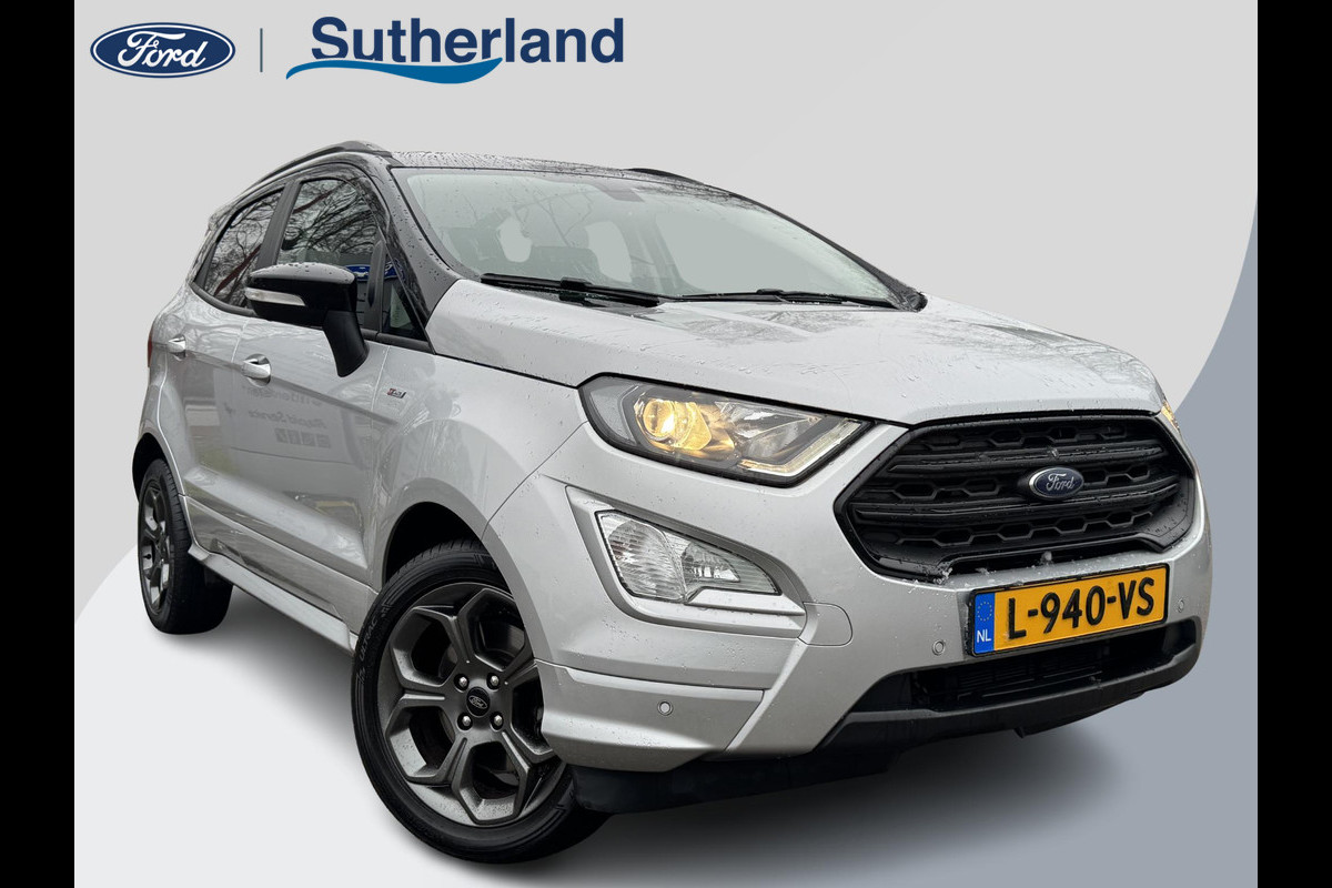 Ford EcoSport 1.0 EcoBoost ST-Line Black 125pk Achteruitrijcamera | Getint glas | Cruise control | Navigatie | Apple Carplay / Android auto | Dealer onderhouden Ford EcoSport 1.0 EcoBoost ST-Line Black 125pk Achteruitrijcamera | Getint glas | Cruise control | Navigatie | Apple Carplay / Android auto | Dealer onderhouden