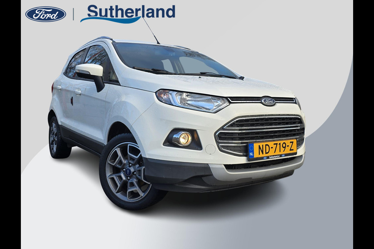 Ford EcoSport 1.0 EcoBoost Titanium 125pk | Trekhaak | Stoelverwarming | SONY Audio | Climate Control | Cruise control Ford EcoSport 1.0 EcoBoost Titanium 125pk | Trekhaak | Stoelverwarming | SONY Audio | Climate Control | Cruise control