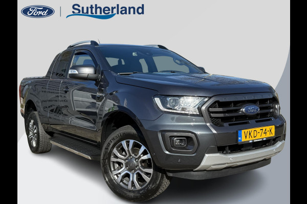 Ford Ranger 2.0 EcoBlue Wildtrak Supercab 213pk Automaat | Trekhaak | Adaptieve Cruise | Rollertop | Achteruitrijcamera