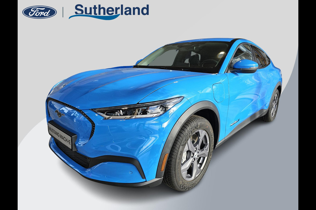 Ford Mustang Mach-E 98kWh Extended RWD 291pk Nieuw Voorraad | Grabber Blue | Full led | Camera | Adaptive cruise | Blind spot | Vol leder etc. Ford Mustang Mach-E 98kWh Extended RWD 291pk Nieuw Voorraad | Grabber Blue | Full led | Camera | Adaptive cruise | Blind spot | Vol leder etc.