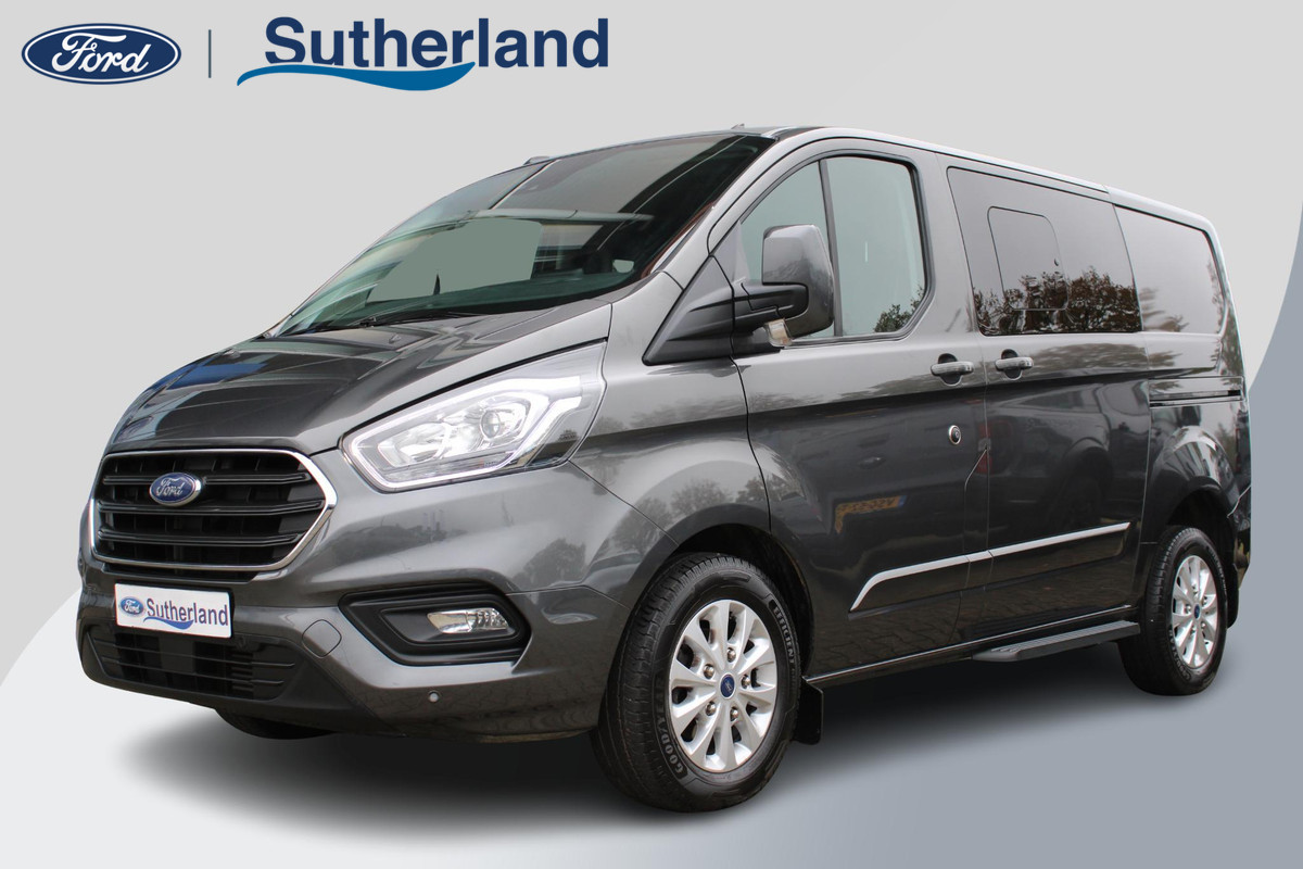 Ford Transit Custom 300 2.0 TDCI L1H1 Limited DC | 170pk Automaat | Dubbele cabine | Dubbele schuifdeur met ruit | Bijrijdersstoel | Stoelverwarming | Scherm | Camera | Achterklep Ford Transit Custom 300 2.0 TDCI L1H1 Limited DC | 170pk Automaat | Dubbele cabine | Dubbele schuifdeur met ruit | Bijrijdersstoel | Stoelverwarming | Scherm | Camera | Achterklep