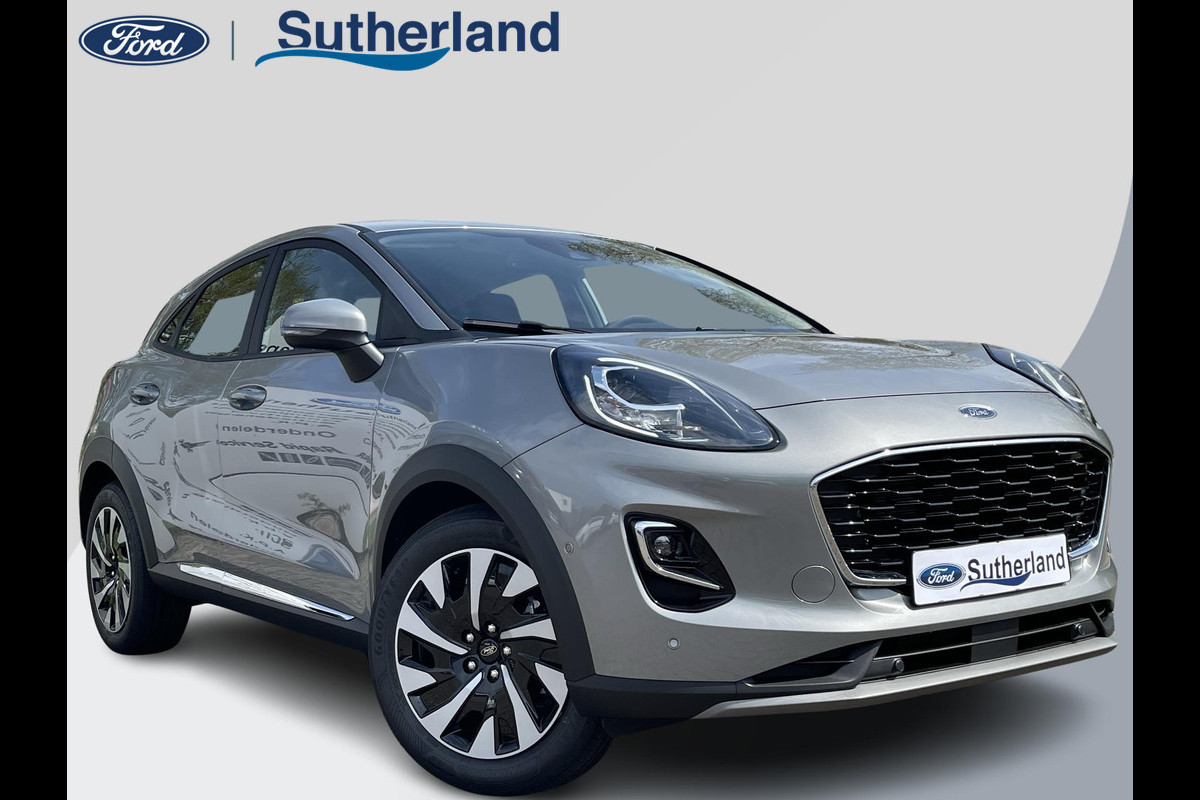 Ford Puma 1.0 EcoBoost Hybrid Titanium 125pk | Winterpack | Climate control | Achteruitrijcamera | Navigatie Ford Puma 1.0 EcoBoost Hybrid Titanium 125pk | Winterpack | Climate control | Achteruitrijcamera | Navigatie