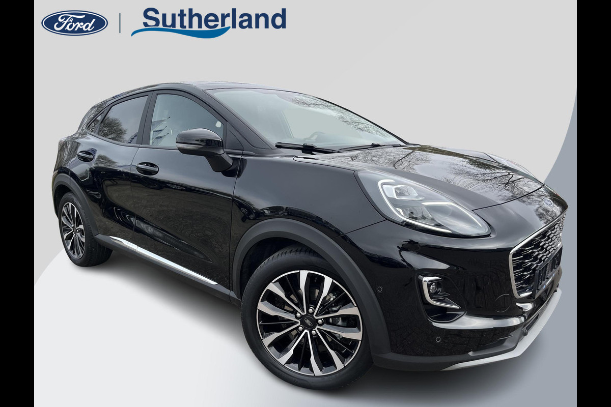 Ford Puma 1.0 EcoBoost Hybrid Titanium X | 155pk Automaat | Panoramadak | Adaptive cruise control | Winter-pack | Full-LED koplampen | Handsfree bedienbare achterklep | Dodehoeksensoren Ford Puma 1.0 EcoBoost Hybrid Titanium X | 155pk Automaat | Panoramadak | Adaptive cruise control | Winter-pack | Full-LED koplampen | Handsfree bedienbare achterklep | Dodehoeksensoren