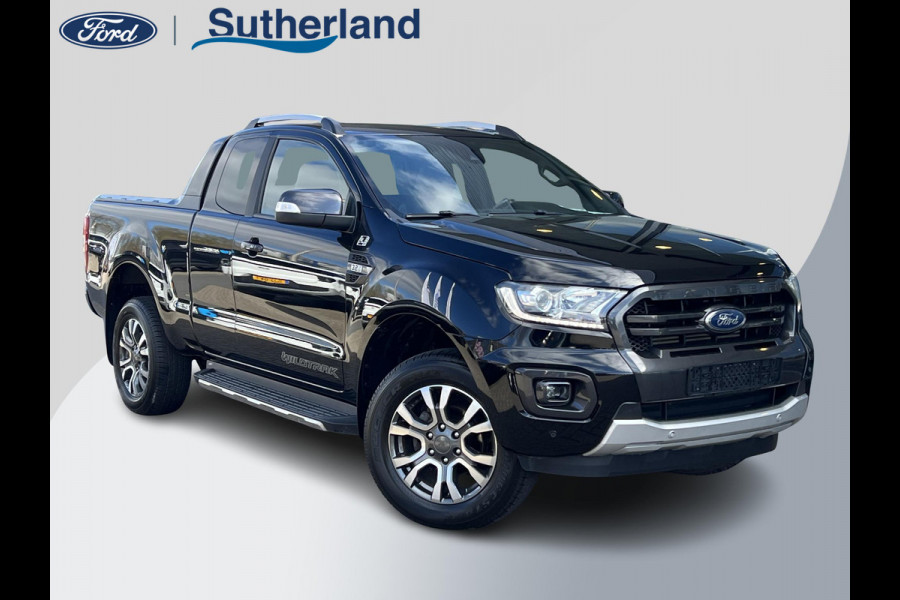 Ford Ranger 3.2 TDCi Wildtrak Supercab ZUID | Trekhaak | 3.500 kg geremd trekgewicht | Adaptive cruise control | Stoelverwarming | Achteruitrijcamera |
