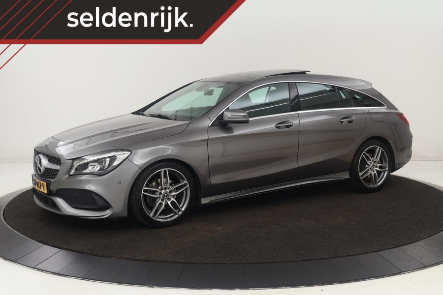 Mercedes-Benz CLA-Klasse Shooting Brake 180 AMG | Panoramadak | Carplay | Stoelverwarming | Camera | Leder/Alcantara | Full LED | Navigatie | Park Assist | Cruise control