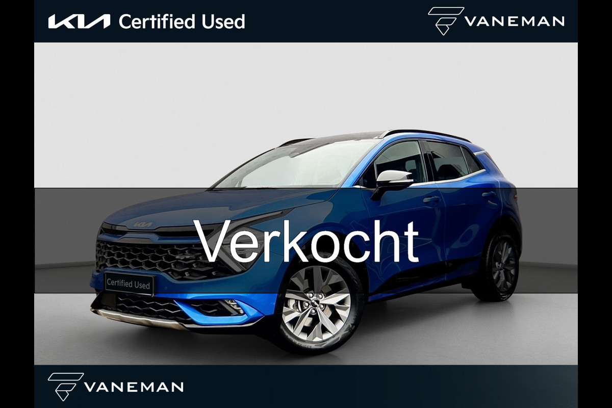 Kia Sportage 1.6 T-GDi Hybrid GT-Line Automaat | Panoramadak | Leder/Alcantara | Camera | Navi | Stuur-/Stoelverwarming | 18” Velgen | Clima | Key-Less | PDC | Cruise | LED | Kia Sportage 1.6 T-GDi Hybrid GT-Line Automaat | Panoramadak | Leder/Alcantara | Camera | Navi | Stuur-/Stoelverwarming | 18” Velgen | Clima | Key-Less | PDC | Cruise | LED |