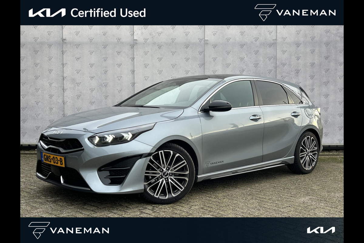 Kia Ceed 1.5 T-GDi GT-PlusLine Panoramadak | Camera | Navi | Stuur-/Stoelverwarming | Leder/Alcantara | 17" Velgen | Clima | Apple CarPlay/Android Auto | Key-Less | PDC | Cruise | LED | Kia Ceed 1.5 T-GDi GT-PlusLine Panoramadak | Camera | Navi | Stuur-/Stoelverwarming | Leder/Alcantara | 17" Velgen | Clima | Apple CarPlay/Android Auto | Key-Less | PDC | Cruise | LED |