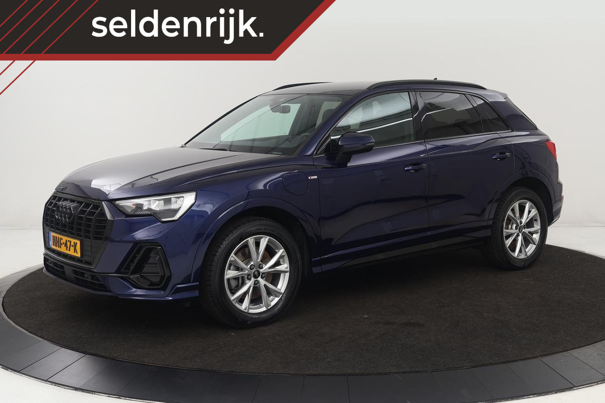 Audi Q3 45 TFSIe S Line | Stoelverwarming | Adaptive cruise | 360 camera | Carplay | Trekhaak | Sportstoelen | Navigatie | Virtual Cockpit | Full LED | Getint glas Audi Q3 45 TFSIe S Line | Stoelverwarming | Adaptive cruise | 360 camera | Carplay | Trekhaak | Sportstoelen | Navigatie | Virtual Cockpit | Full LED | Getint glas
