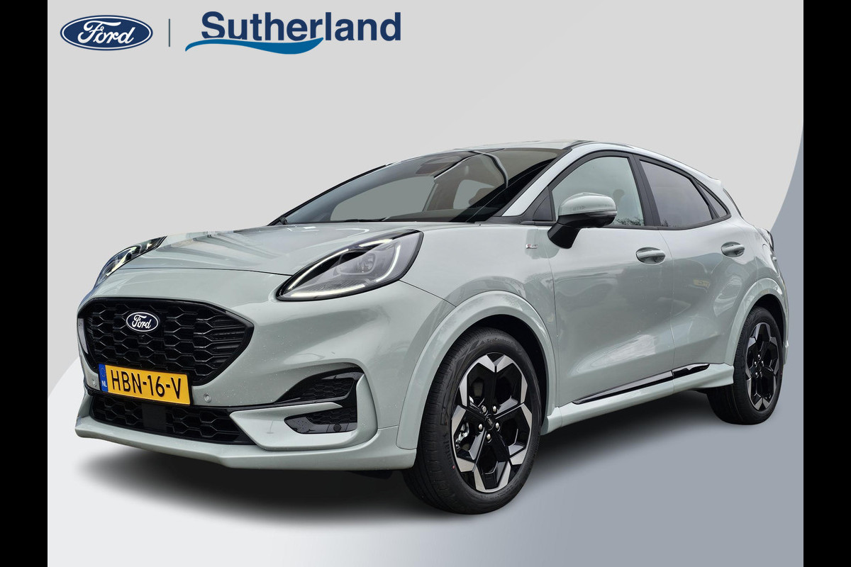 Ford Puma 1.0 EcoBoost Hybrid ST-Line X | Voorraad! direct rijden! | Automaat | Winterpack | Driver Assistance Pack | Cactus grey! Ford Puma 1.0 EcoBoost Hybrid ST-Line X | Voorraad! direct rijden! | Automaat | Winterpack | Driver Assistance Pack | Cactus grey!