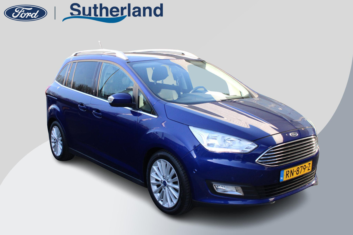 Ford Grand C-Max 1.0 Titanium 125pk | Trekhaak | Sensoren Voor & Achter | verwarmd voorruit