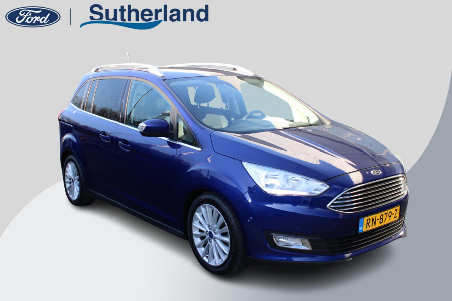 Ford Grand C-Max 1.0 Titanium 125pk | Trekhaak | Sensoren Voor & Achter | verwarmd voorruit