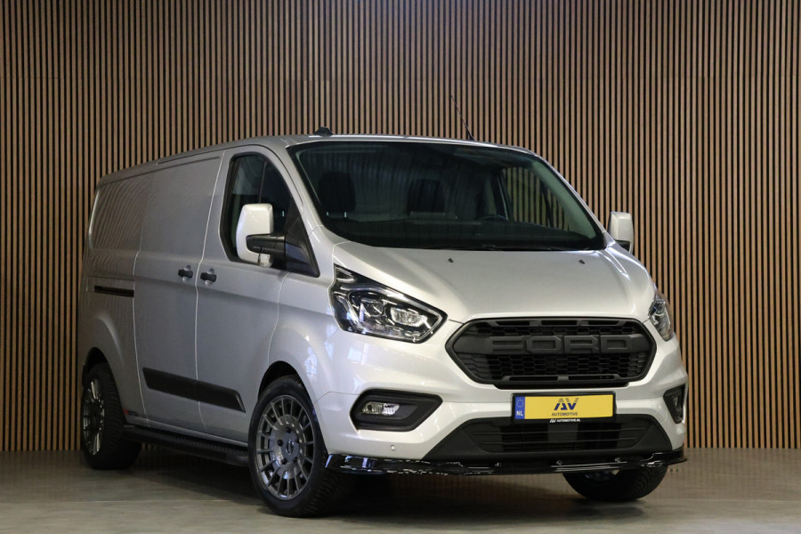 Ford Transit Custom 320 2.0 TDCI L2H1 Raptor Edition | Bi-Xenon | CarPlay | Navigatie | Camera | Stoelverwarming | Dodehoek detector | Lane Assist | DAB | Werkplaatsinrichting | 3-Zitter | Dealer onderhouden | Nieuwe APK