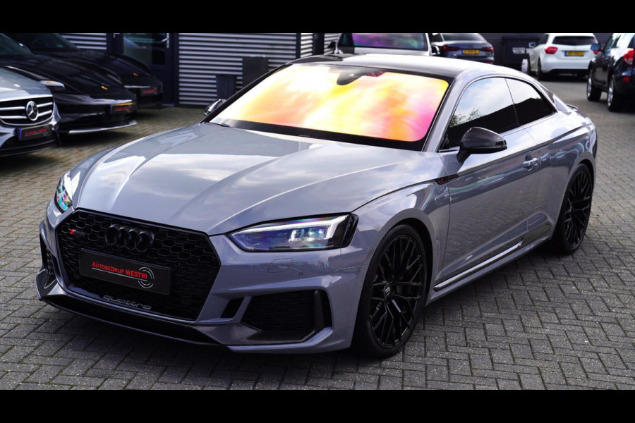 Audi RS5 Coupé 2.9 TFSI RS 5 Quattro | Keramische remmerij | Carbon binnen+buiten | Massage stoelen | HUD | Bang&Olufsen | Virtual