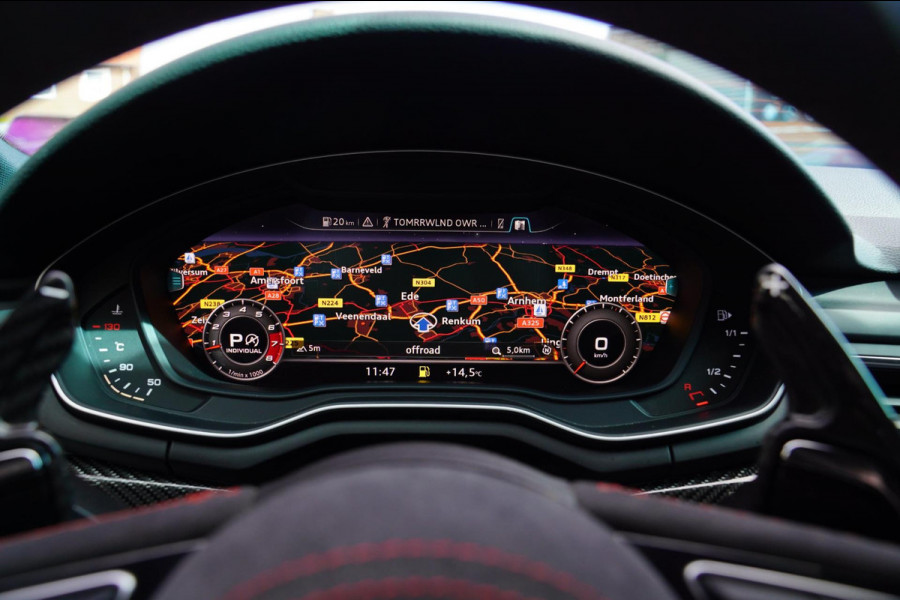 Audi RS5 Coupé 2.9 TFSI RS 5 Quattro | Keramische remmerij | Carbon binnen+buiten | Massage stoelen | HUD | Bang&Olufsen | Virtual