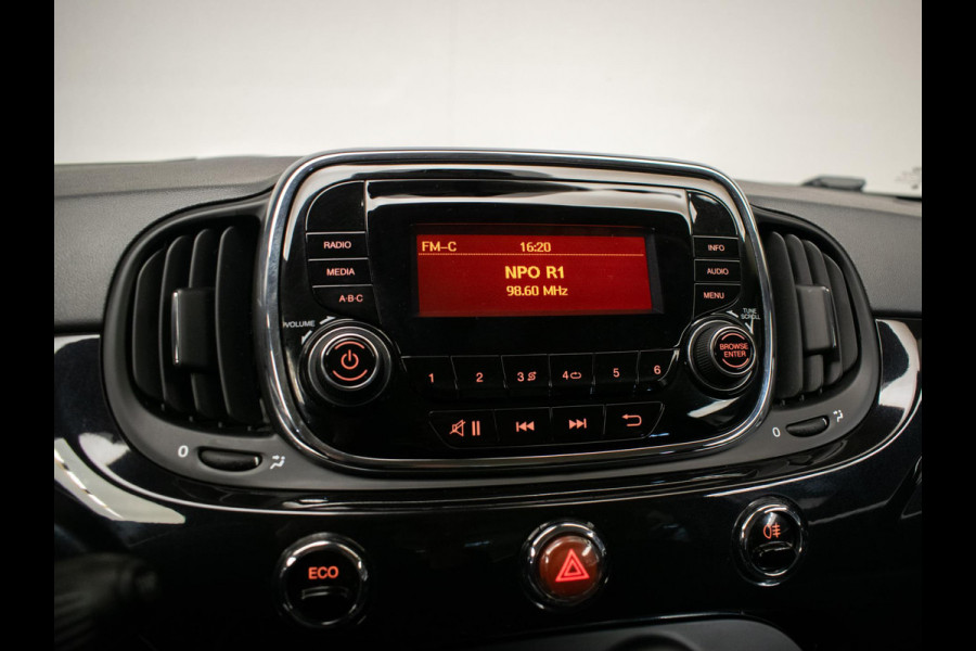 Fiat 500 0.9 TwinAir Turbo Popstar Sport (LED,AIRCO,ELEKTRISCH PAKKET,MULTIFUNCIONEEL STUUR,SPORTSTOELEN,LM VELGEN,NETTE STAAT)