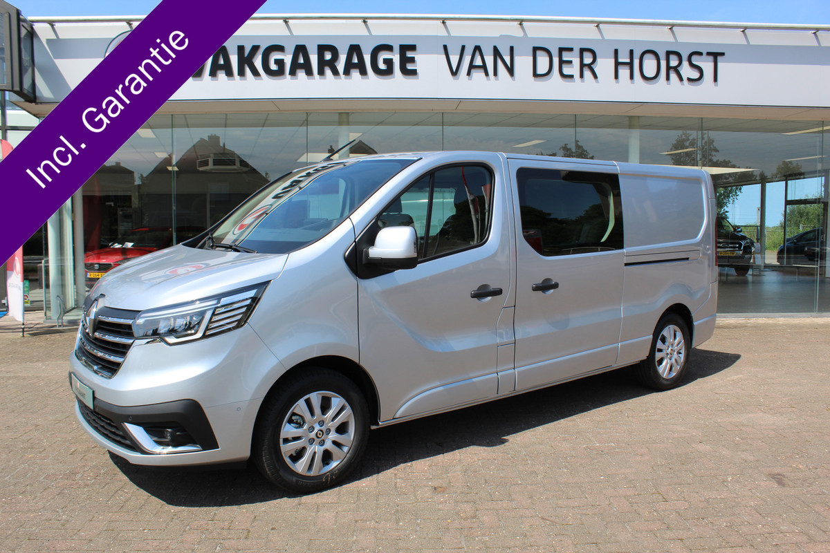 Renault Trafic 2.0-170pk dCi T29 L2H1 Luxe dubbele cabine AUTOMAAT. Zeer luxe Renault Trafic dubbele cabine. Volautm. airco, navigatie, telefoonvoorb., metallic lak, LM wielen, schuifdeur li.+re., armsteunen li.+re voor, Isofix etc, etc Renault Trafic 2.0-170pk dCi T29 L2H1 Luxe dubbele cabine AUTOMAAT. Zeer luxe Renault Trafic dubbele cabine. Volautm. airco, navigatie, telefoonvoorb., metallic lak, LM wielen, schuifdeur li.+re., armsteunen li.+re voor, Isofix etc, etc