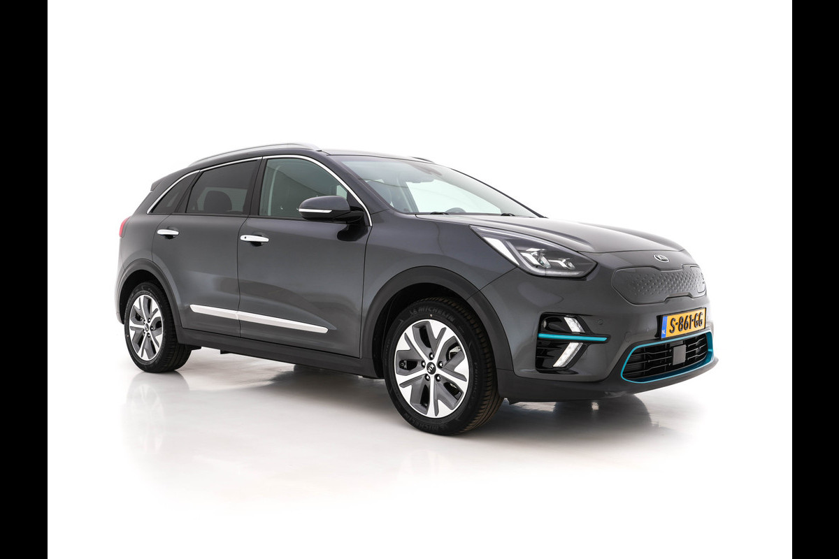 Kia e-Niro DynamicPlusLine 64 kWh [ 3-Fase ] (INCL-BTW) Aut. *FULL-LEATHER | NAVI-FULLMAP | DAB | ADAPT.CRUISE | BLINDSPOT | CAMERA | HEATED/COOLED-COMFORTSEATS | KEYLESS | JBL-SOUND | MEMORY-PACK | DIGI-COCKPIT | SHIFT-PADDLES | ...