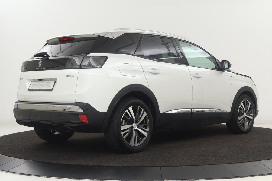 Peugeot 3008 1.6 HYbrid 225 Allure | Stoelverwarming | Carplay | Adaptive cruise | Full LED | Keyless | Camera | Navigatie | Dodehoek detectie | Half leder