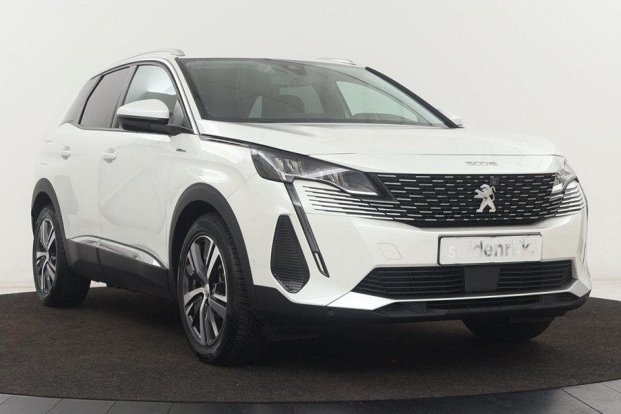 Peugeot 3008 1.6 HYbrid 225 Allure | Stoelverwarming | Carplay | Adaptive cruise | Full LED | Keyless | Camera | Navigatie | Dodehoek detectie | Half leder