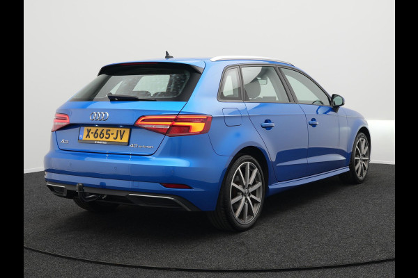Audi A3 Sportback 40 e-tron Advance Sport Plug In Hybrid | PHEV | Trekhaak Afneembaar | Navi | Adaptive Cruise | Sportstoelen Verwarmend | Spraakbediening |