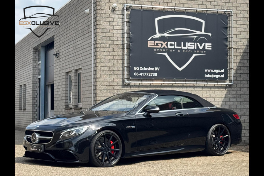 Mercedes-Benz S-Klasse Cabrio AMG 63 4Matic Nightvision/Luchtvering/Headup/Burmester/Stoelkoeling/Verwarming