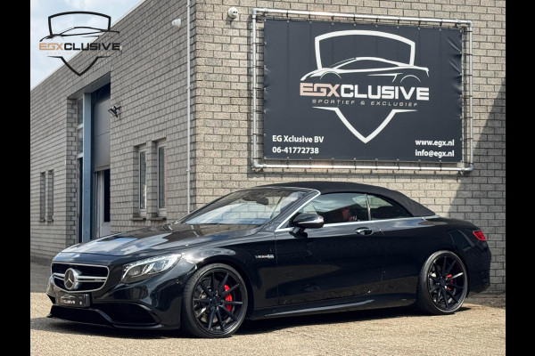 Mercedes-Benz S-Klasse Cabrio AMG 63 4Matic Nightvision/Luchtvering/Headup/Burmester/Stoelkoeling/Verwarming