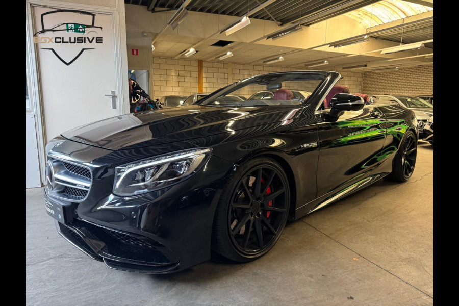 Mercedes-Benz S-Klasse Cabrio AMG 63 4Matic Nightvision/Luchtvering/Headup/Burmester/Stoelkoeling/Verwarming
