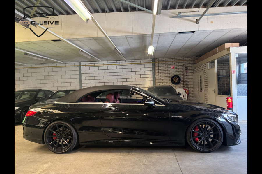 Mercedes-Benz S-Klasse Cabrio AMG 63 4Matic Nightvision/Luchtvering/Headup/Burmester/Stoelkoeling/Verwarming