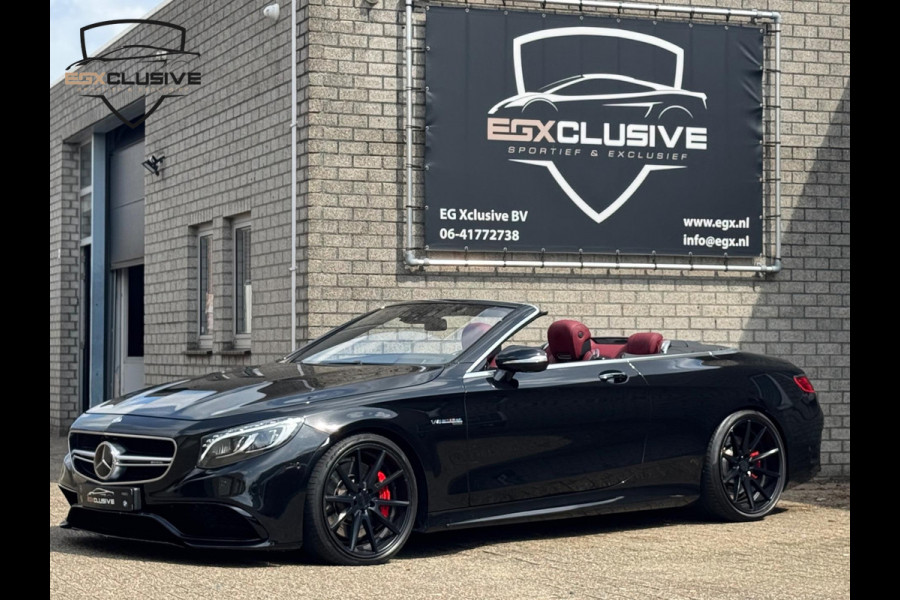 Mercedes-Benz S-Klasse Cabrio AMG 63 4Matic Nightvision/Luchtvering/Headup/Burmester/Stoelkoeling/Verwarming