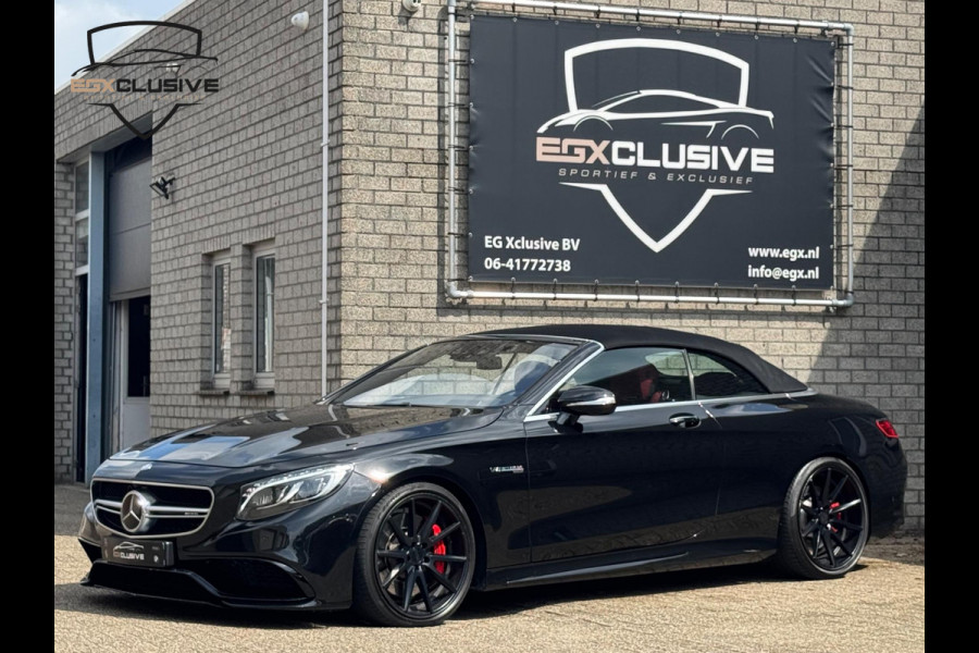 Mercedes-Benz S-Klasse Cabrio AMG 63 4Matic Nightvision/Luchtvering/Headup/Burmester/Stoelkoeling/Verwarming