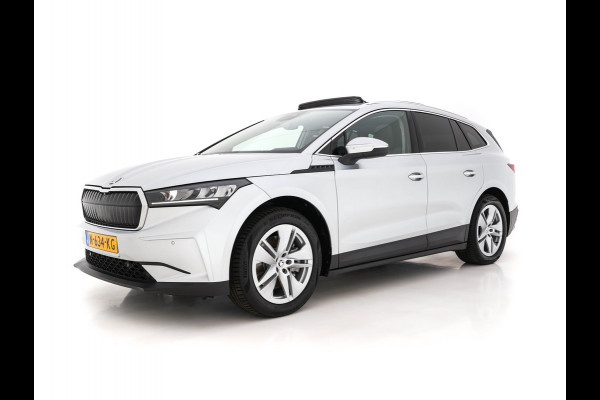 Škoda ENYAQ iV 80 [ 3-Fase ] (INCL-BTW) *PANO | FULL-LEATHER | ADAPT.CRUISE | HEAD-UP | MEMORY-PACK | FULL-LED | DIGI-COCKPIT | BLIND-SPOT | NAVI-FULLMAP | KEYLESS | CAMERA | SPORT-SEATS | KEYLESS | AMBIENT-LIGHT