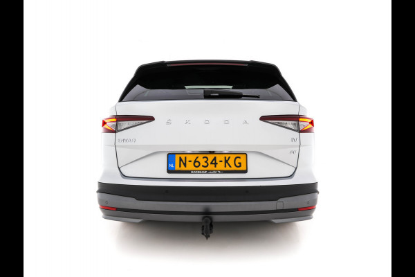 Škoda ENYAQ iV 80 [ 3-Fase ] (INCL-BTW) *PANO | FULL-LEATHER | ADAPT.CRUISE | HEAD-UP | MEMORY-PACK | FULL-LED | DIGI-COCKPIT | BLIND-SPOT | NAVI-FULLMAP | KEYLESS | CAMERA | SPORT-SEATS | KEYLESS | AMBIENT-LIGHT