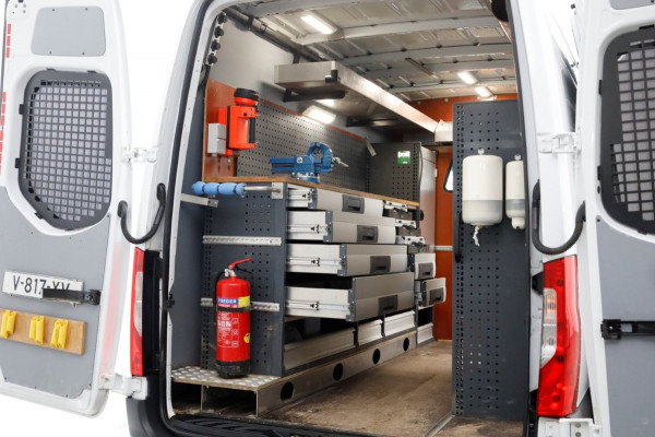 Mercedes-Benz Sprinter 314 CDI 143pk 7G Automaat L2H2 Servicewagen/230V/Camera Trekhaak 2800kg 06-2019