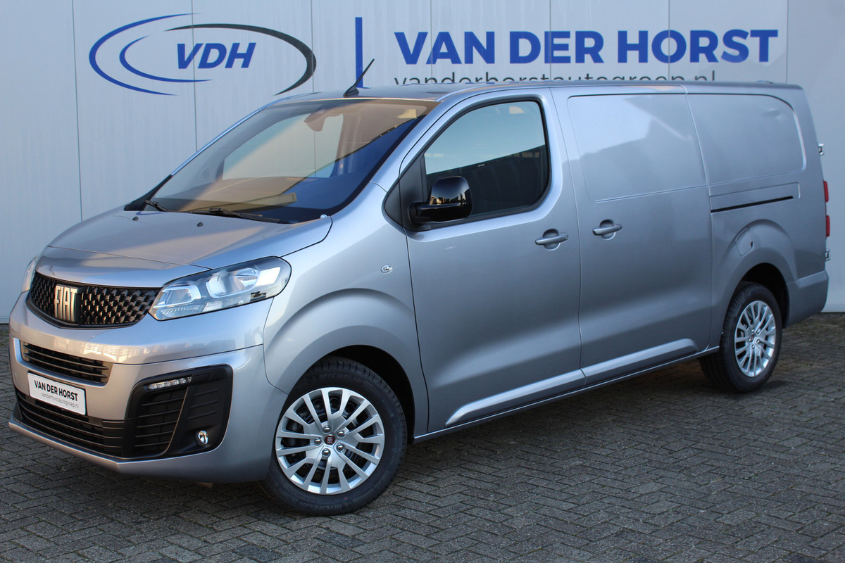 Fiat Scudo 2.0-145pk MultiJet L3H1 SX. Schuifdeur links en rechts. Airco, navigatie, telefoonvoorb., camera, metallic lak, 3-zits, cruise cntrl., lengte 3. Fiat Scudo 2.0-145pk MultiJet L3H1 SX. Schuifdeur links en rechts. Airco, navigatie, telefoonvoorb., camera, metallic lak, 3-zits, cruise cntrl., lengte 3.