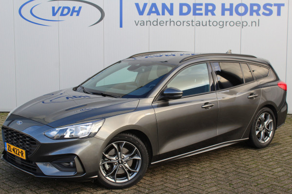 Ford FOCUS Wagon 1.0-125pk EcoBoost ST-Line AUTOMAAT ! Heel erg nette en goed onderhouden Ford Focus ST-Line wagon automaat. Volautm. airco dual, stoel-, stuur- en voorraamverw., camera, trekhaak, navigatie, telefoonvoorb., LM wln, cruise cntrl, skiluik etc., etc....