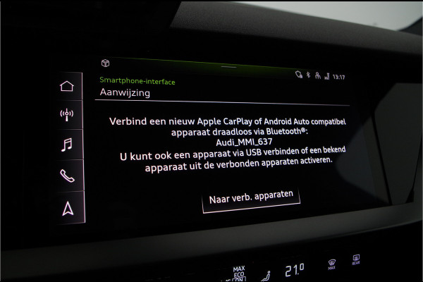 Audi A3 Sportback 30 TFSI Pro Line > Donkere Hemel/18inch/getint glas/stoelverwarming...