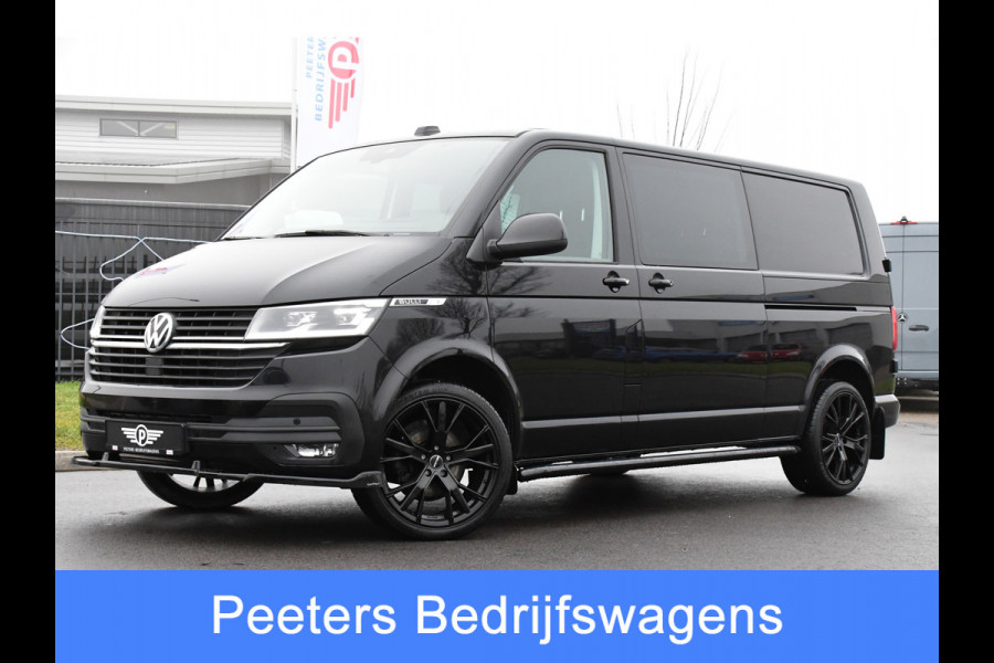 Volkswagen Transporter 2.0 TDI L2H1 32 DC Bulli Black Edition Virtual, Adaptieve Cruise, LED, Camera, Carplay, Automaat, 150PK, Multimedia, UNIEK!