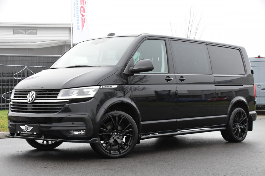 Volkswagen Transporter 2.0 TDI L2H1 32 DC Bulli Black Edition Virtual, Adaptieve Cruise, LED, Camera, Carplay, Automaat, 150PK, Multimedia, UNIEK!