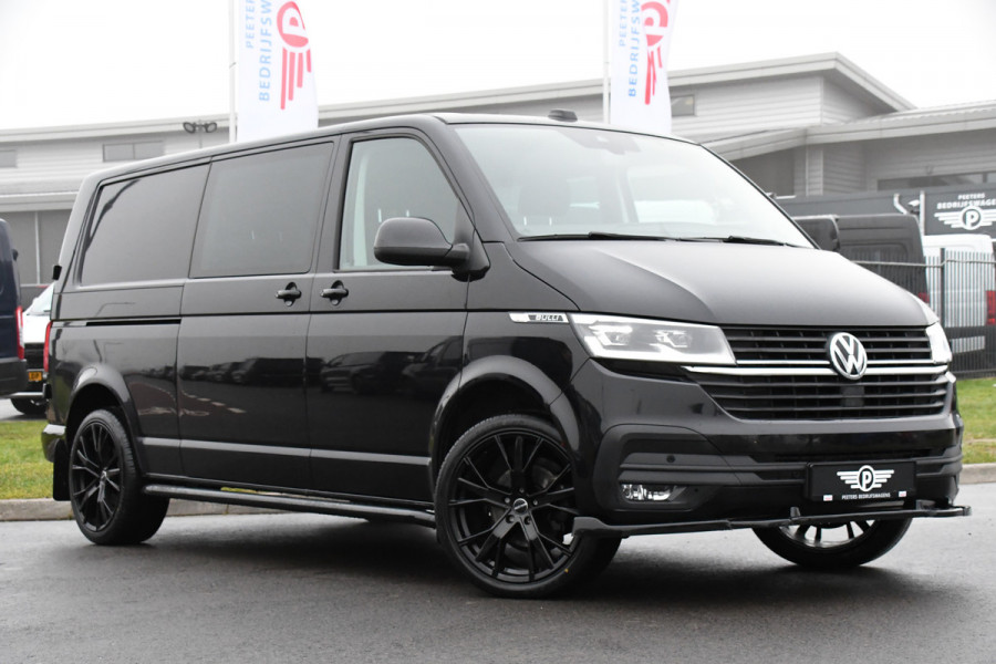 Volkswagen Transporter 2.0 TDI L2H1 32 DC Bulli Black Edition Virtual, Adaptieve Cruise, LED, Camera, Carplay, Automaat, 150PK, Multimedia, UNIEK!