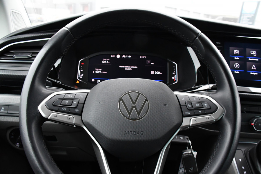 Volkswagen Transporter 2.0 TDI L2H1 32 DC Bulli Black Edition Virtual, Adaptieve Cruise, LED, Camera, Carplay, Automaat, 150PK, Multimedia, UNIEK!