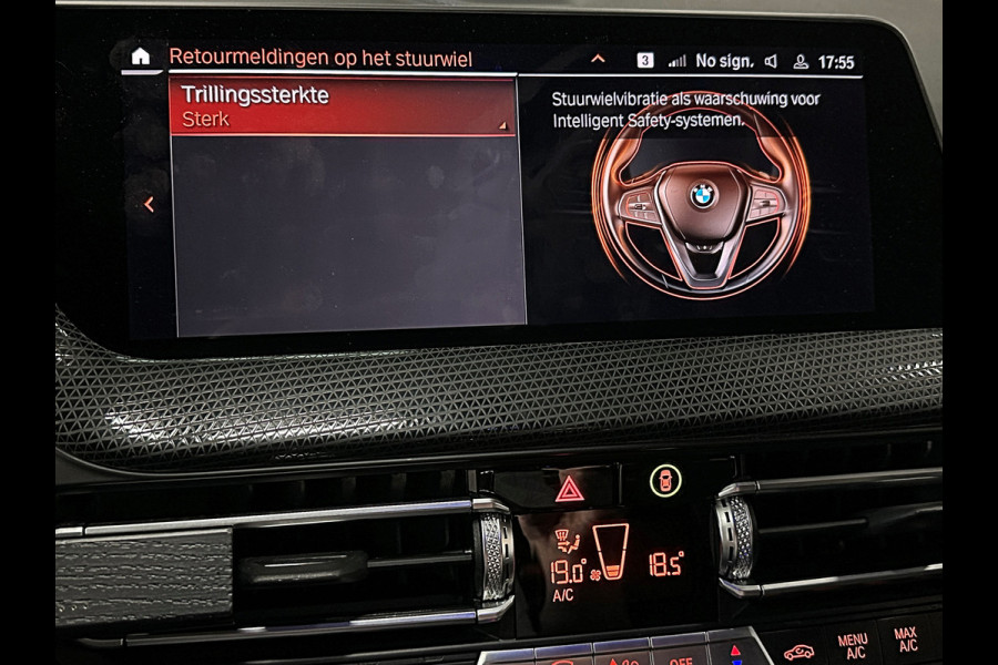 BMW 1-serie M-Sport Plus 50 Jahre | Live Cockpit Pro | Headup | Navi Prof. | Stoelverw. | H-Leder | Camera | Crystal Pook |  Ambiente Led | Carplay | 19" | Lane Assist | Pr. Glas.| Rijklaarprijs Incl. Gr. Onderhoud |10-2021.
