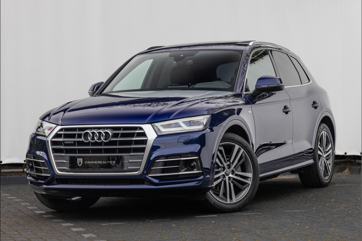 Audi Q5 2.0 TFSI Quattro 252pk S-line Pano Luchtv. Standkachel ACC Matrix HuD Audi Q5 2.0 TFSI Quattro 252pk S-line Pano Luchtv. Standkachel ACC Matrix HuD