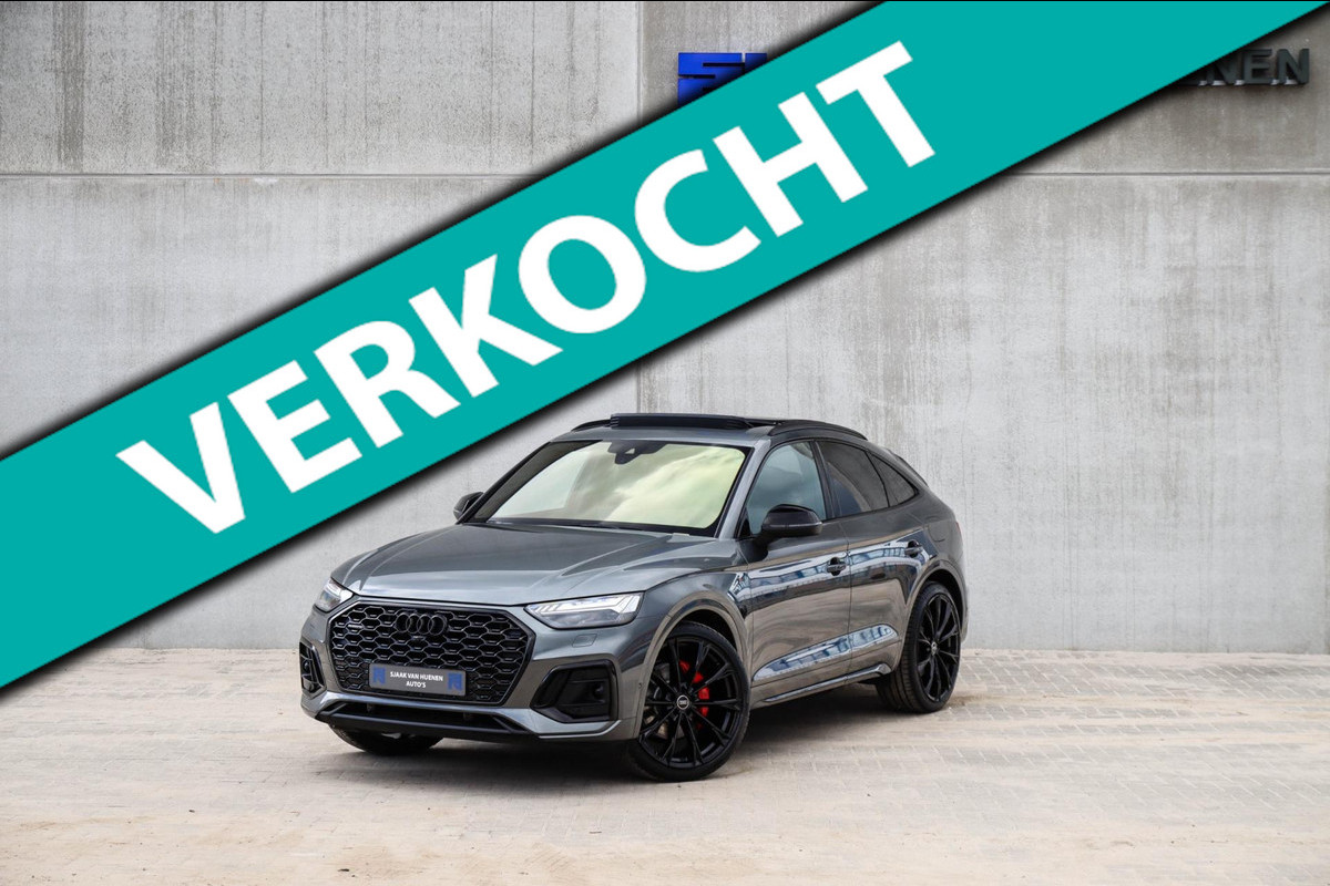 Audi Q5 Sportback 55TFSI e Quattro Competition S Edition S-Line 367pk Automaat Panoramadak|Virtual Cockpit|Luchtvering|Kuipstoelen